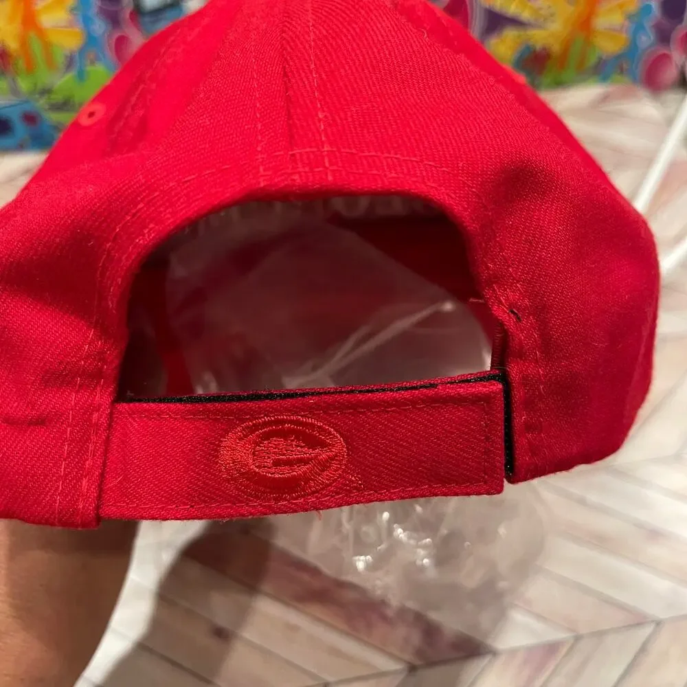 Twins Enterprises Red Georgia Embroidery Adjustable Baseball Hat